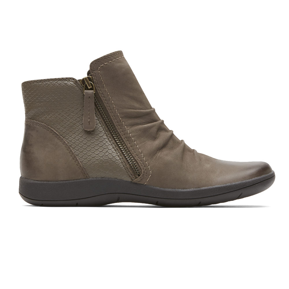 Botas Rockport Mujer Mexico - Tessie Panel Grises - IONHD8124